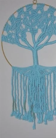 Tree of life, macramé, made by Ioana